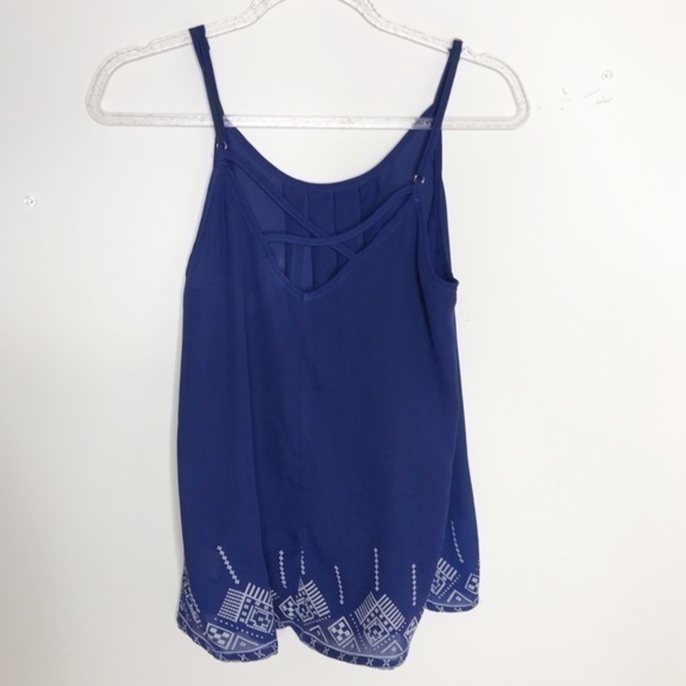 Camisole style blue top - Picture 3 of 7